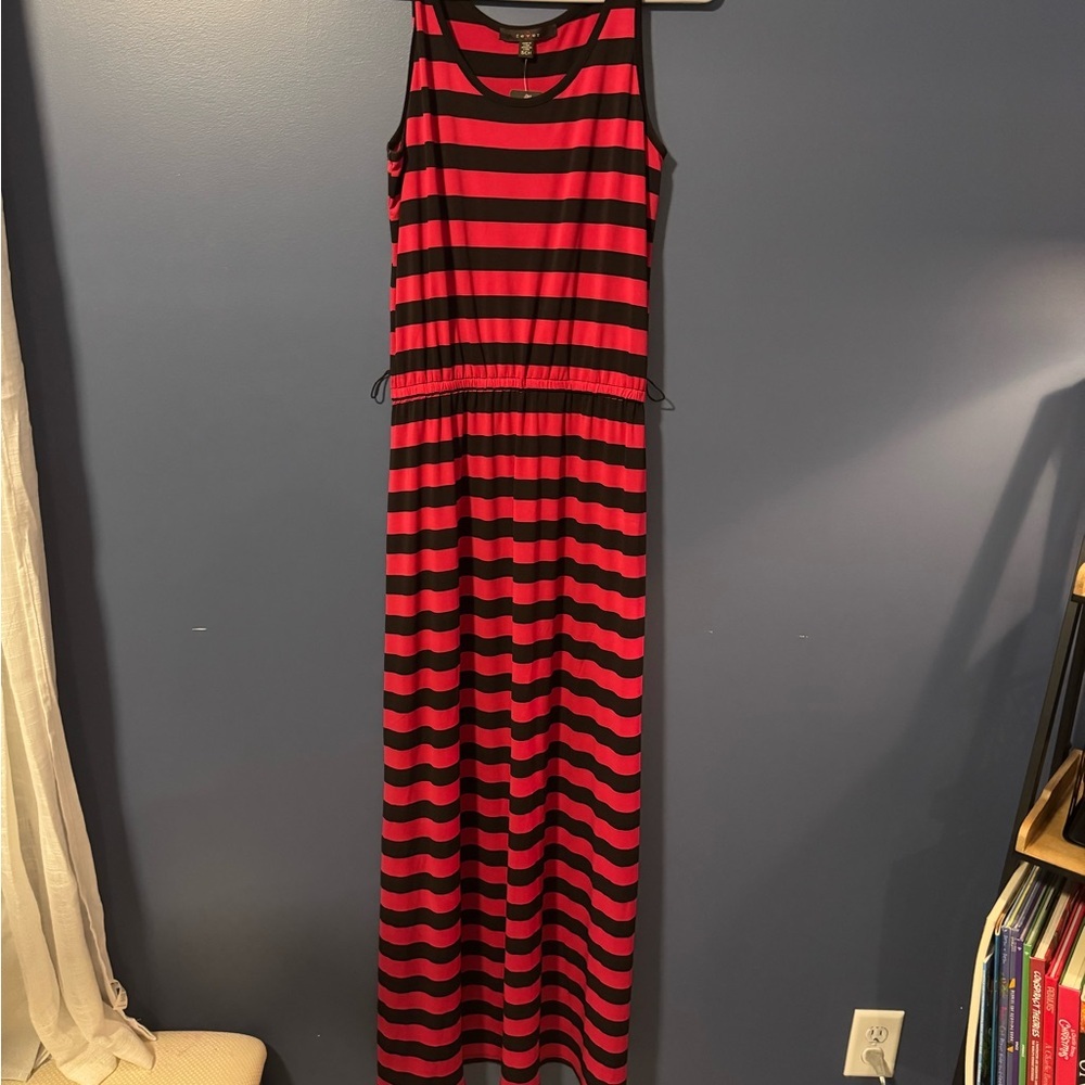 Fever Striped Pink and Black Tee